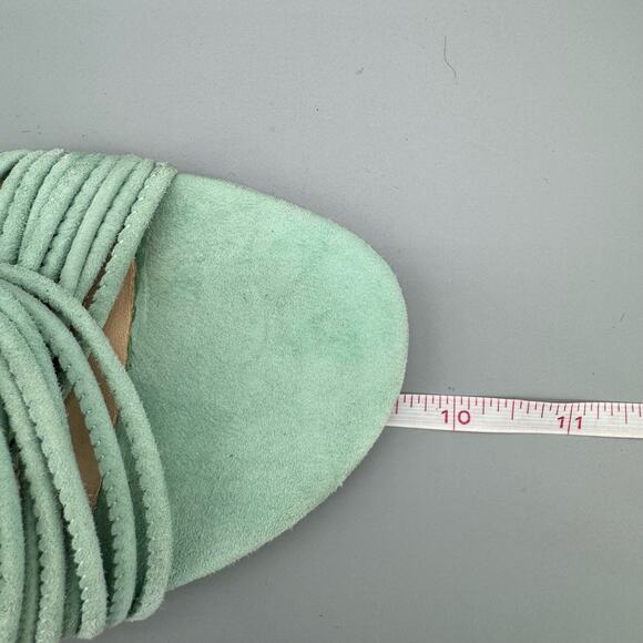 Stuart Weitzman Mint Green Heeled Sandals - Picture 8 of 11